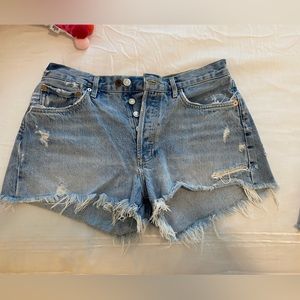 Agolde Parker Cutoff Short Size 28 EUC